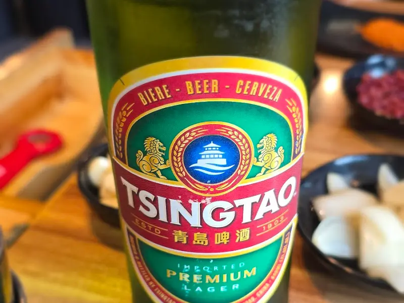 시원한 칭따오 맥주