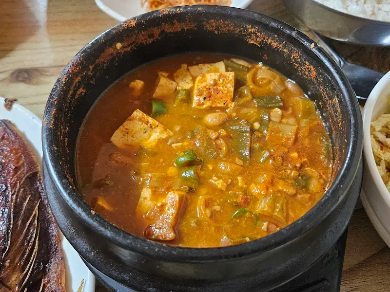 된장찌개 클로즈업