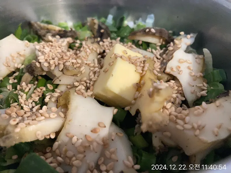 도미관자솥밥 재료