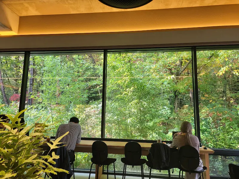 창밖을 보며 즐기는 여유