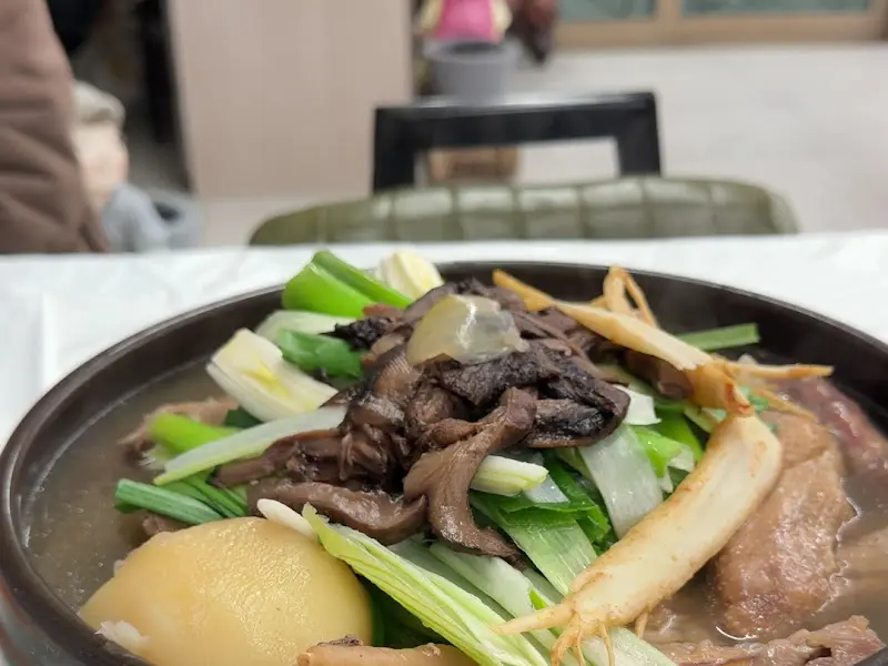 능이백숙 클로즈업