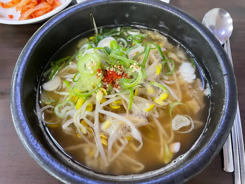 콩나물 국밥 근접샷