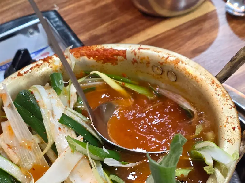 동태탕 끓는 모습