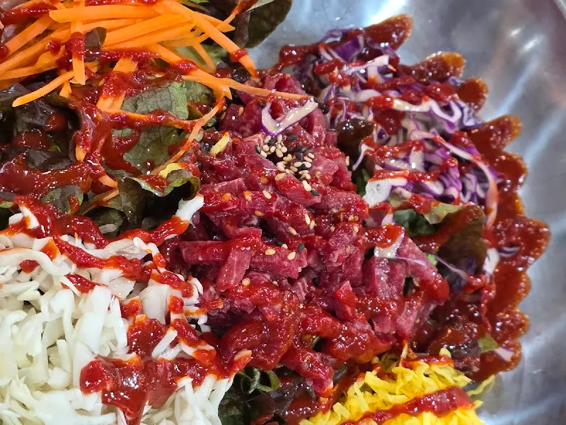 오징어회무침 클로즈업