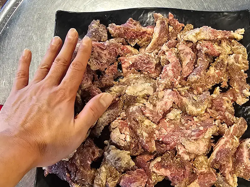 돼지갈비 푸짐한 한 상