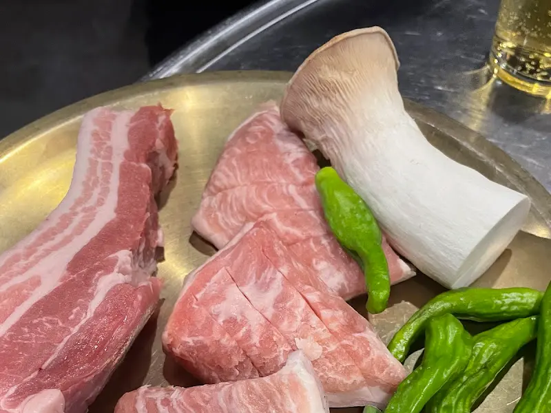 신선한 고기의 자태