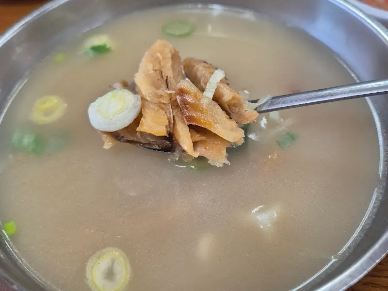 황태국밥 속 황태