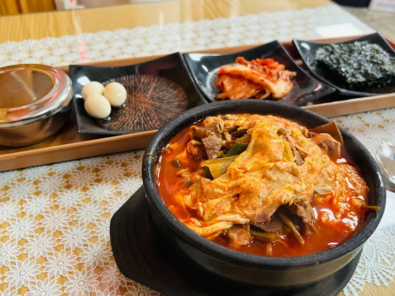 파로호 육개장 반찬