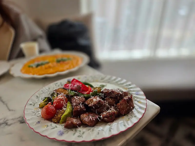 찹스테이크와 리조또