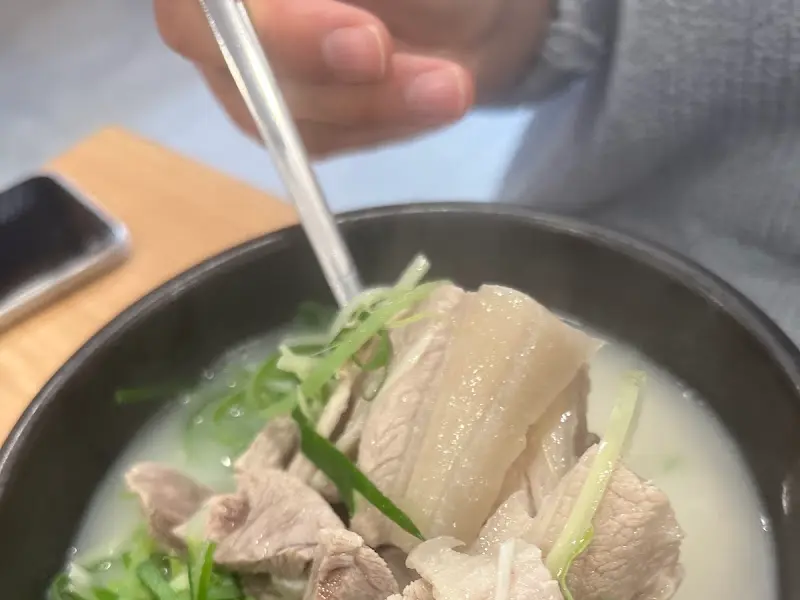 수육과 순대의 환상적인 조합