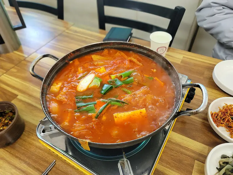 김치찌개 근접샷