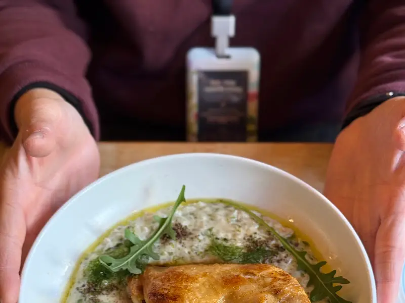 연어 스테이크 파스타