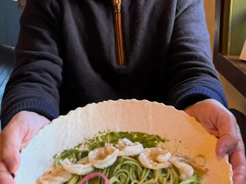 새우 페스토 파스타