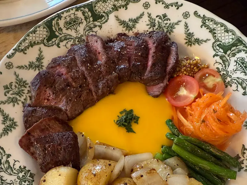 스테이크 근접샷