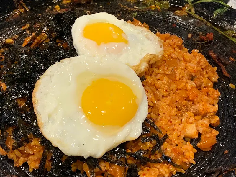 볶음밥 근접 사진