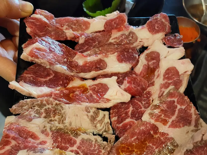 신선함이 느껴지는 천겹살의 자태