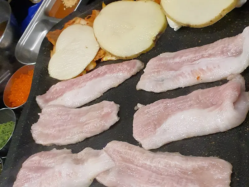 고기와 함께 구워먹는 떡