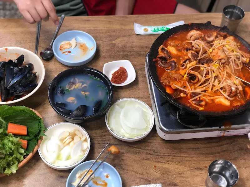 쭈꾸미 한 상 차림