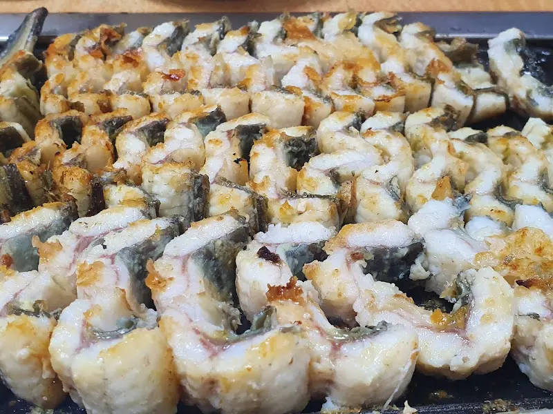 장어 굽는 모습