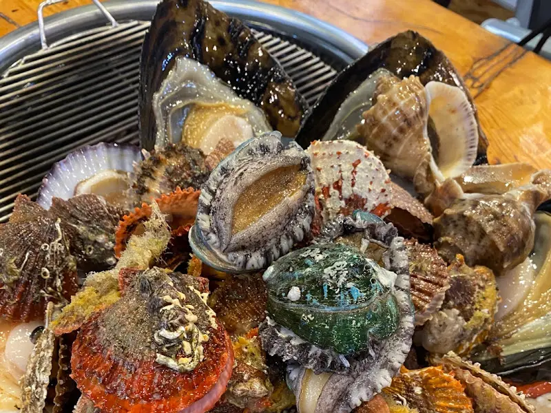 싱싱한 해산물 한 상