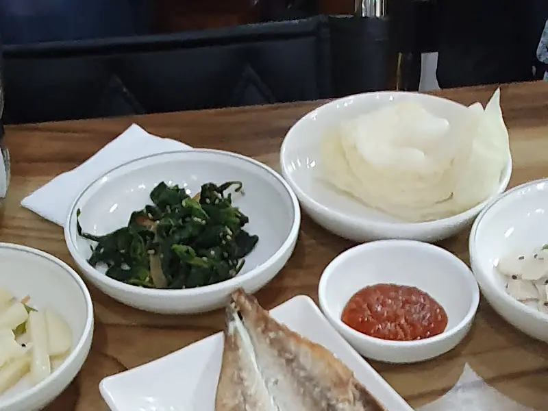 다양한 종류의 반찬