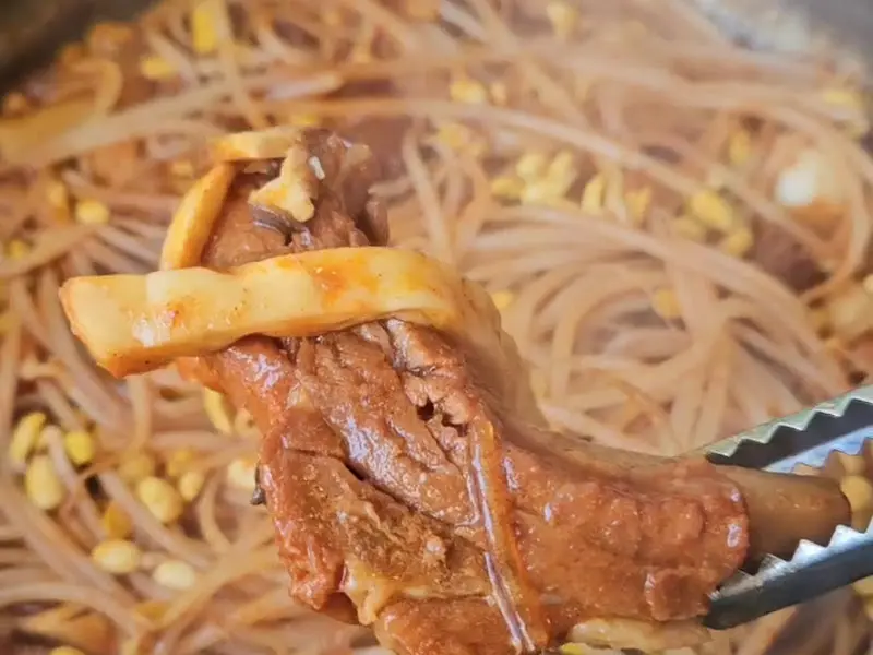 등갈비와 콩나물