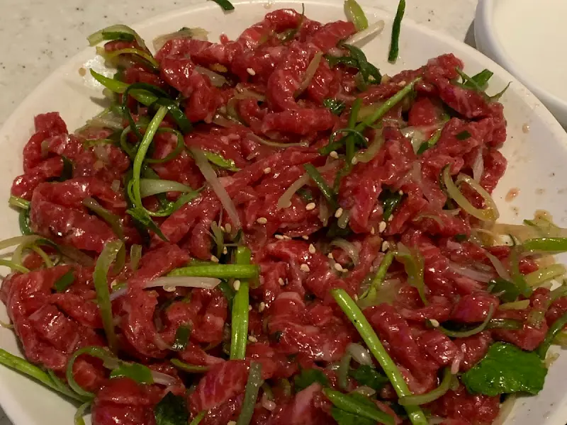 청도미나리육회