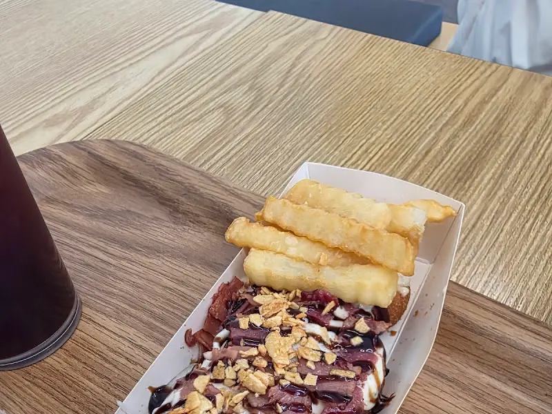 바람핫도그와 음료