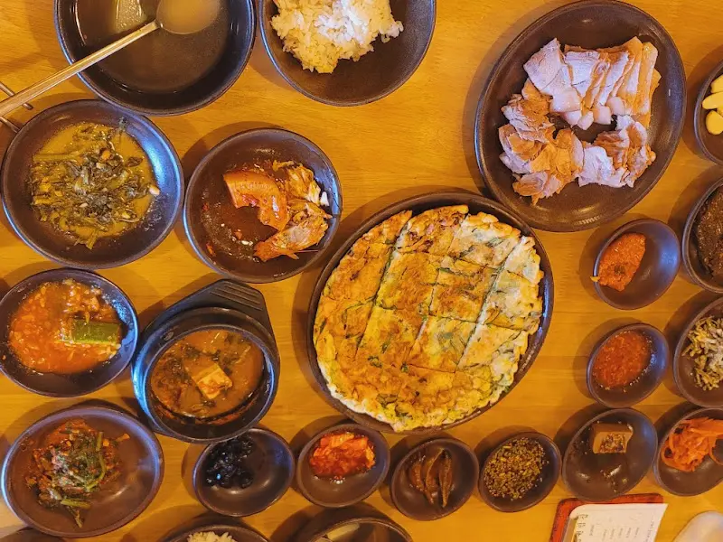 농원밥상 한 상 차림