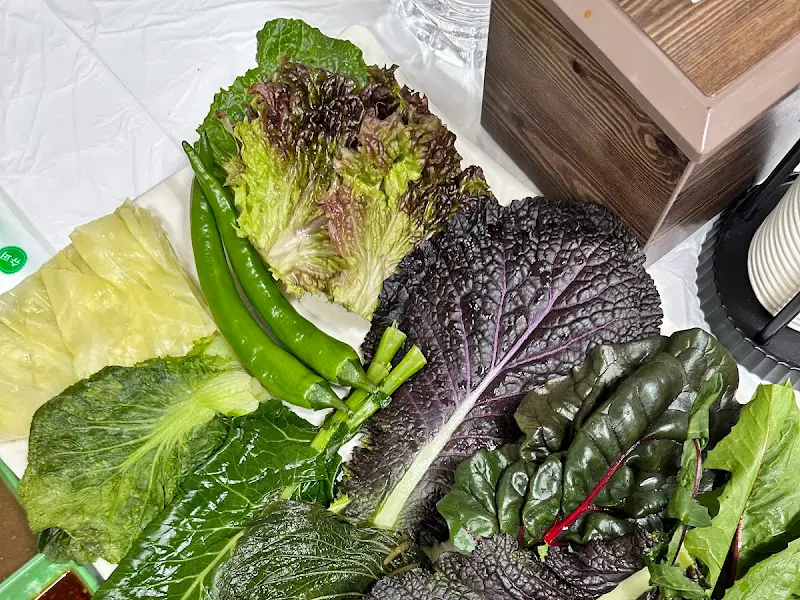 신선함이 살아 숨쉬는 쌈 채소 한가득