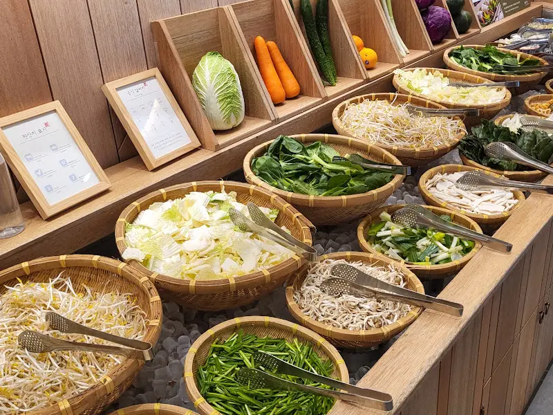 신선한 야채 코너