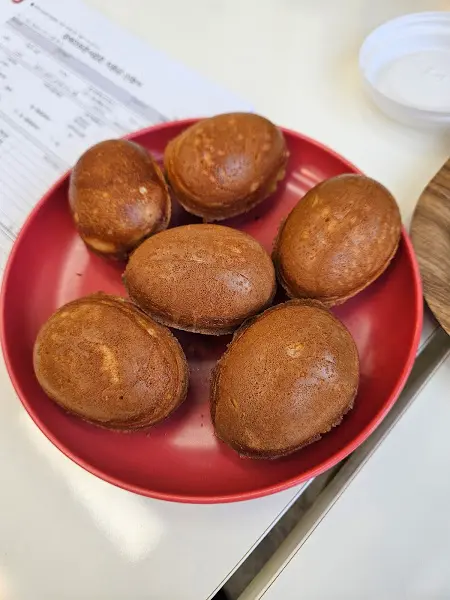 계란빵 클로즈업