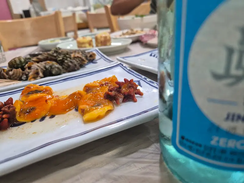 싱싱한 해산물 한 상