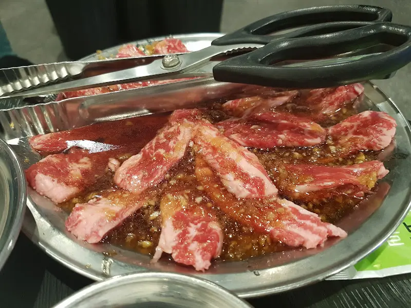 양념 소고기 클로즈업