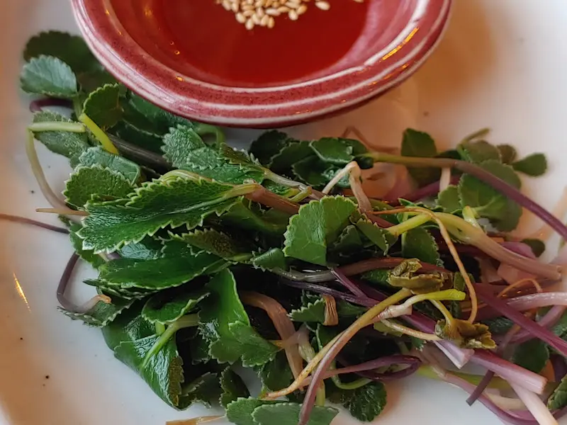 소스와 곁들임 채소