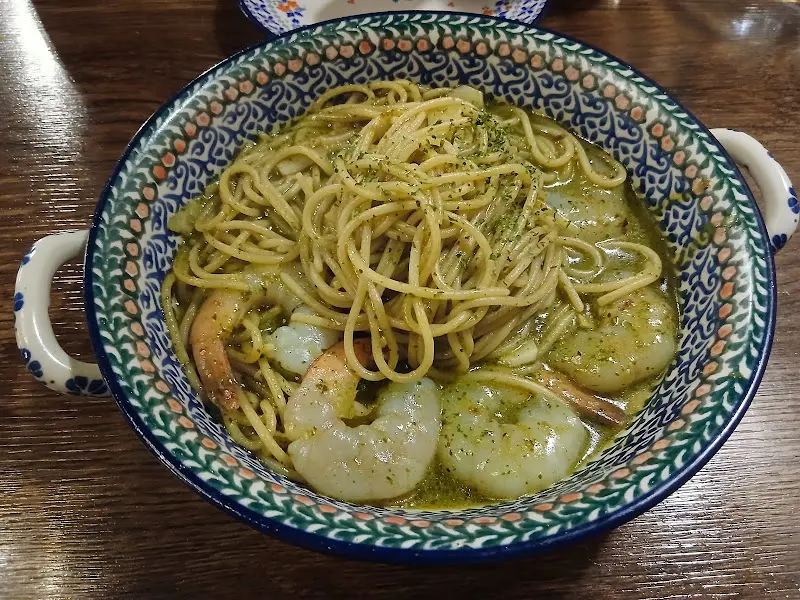 새우가 듬뿍 들어간 파스타