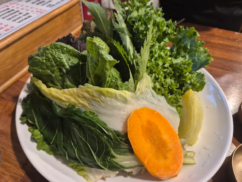 푸짐한 쌈 채소