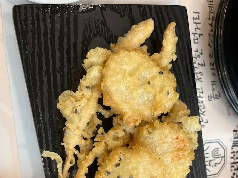 마 튀김 클로즈업