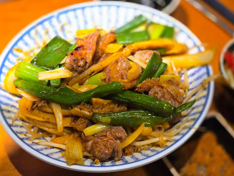 마라 양볶음의 모습