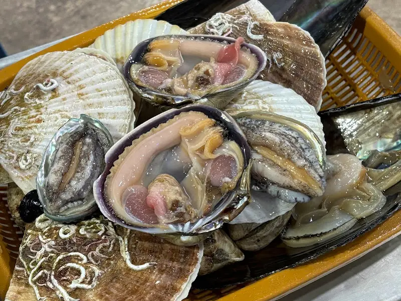 모듬 조개구이 클로즈업