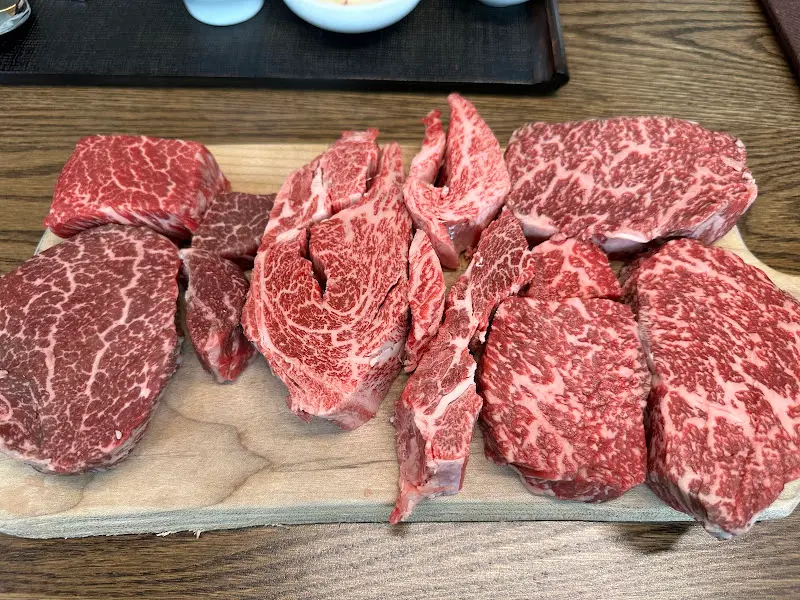 다양한 부위의 한우