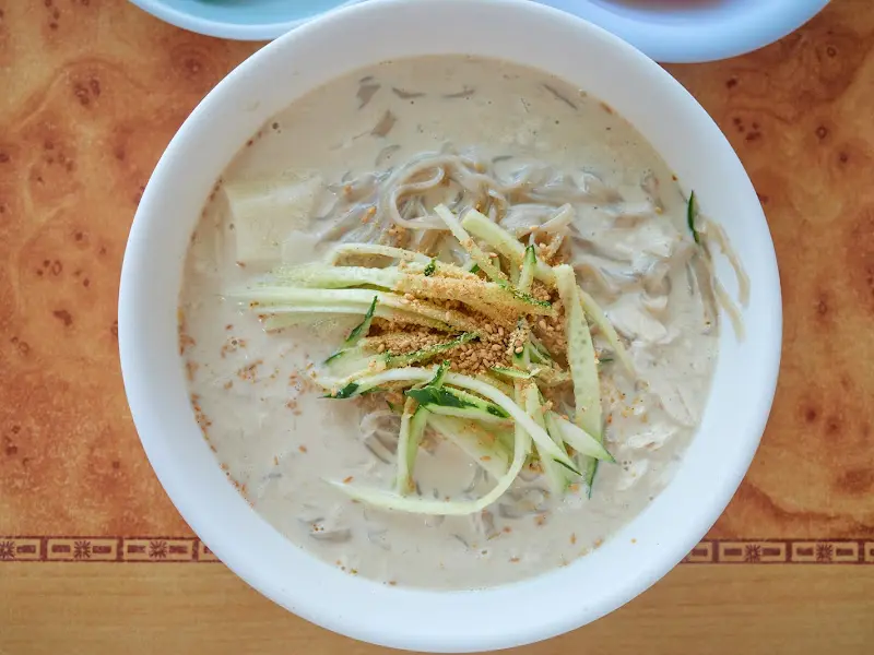 들깨냉국수의 비주얼