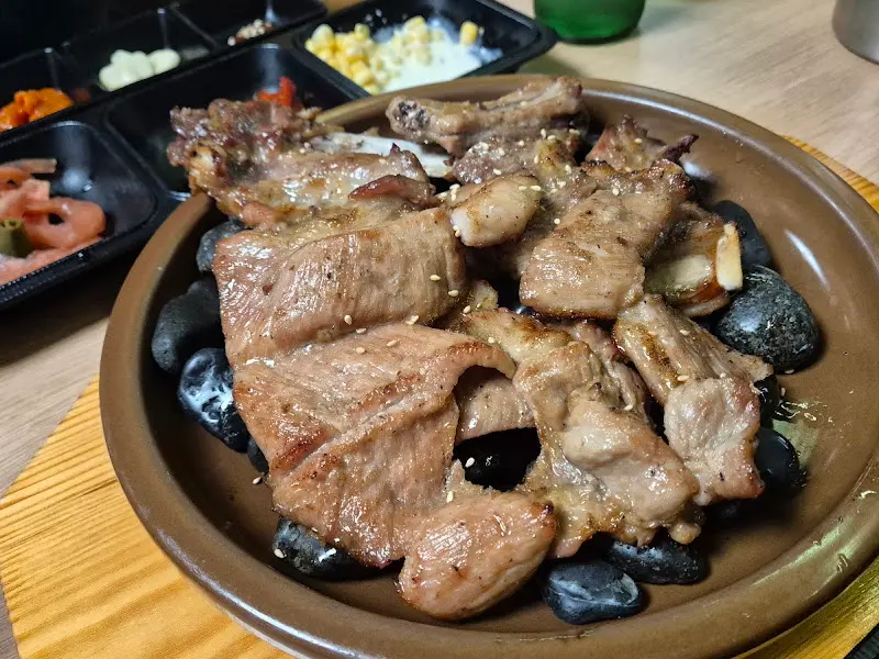 복분자 숯불돼지갈비