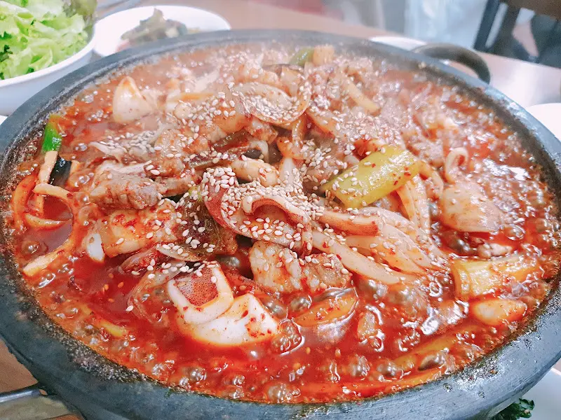 오삼불고기 근접샷