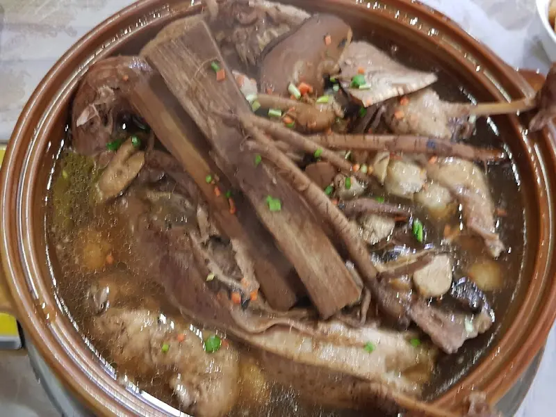 오리백숙 클로즈업