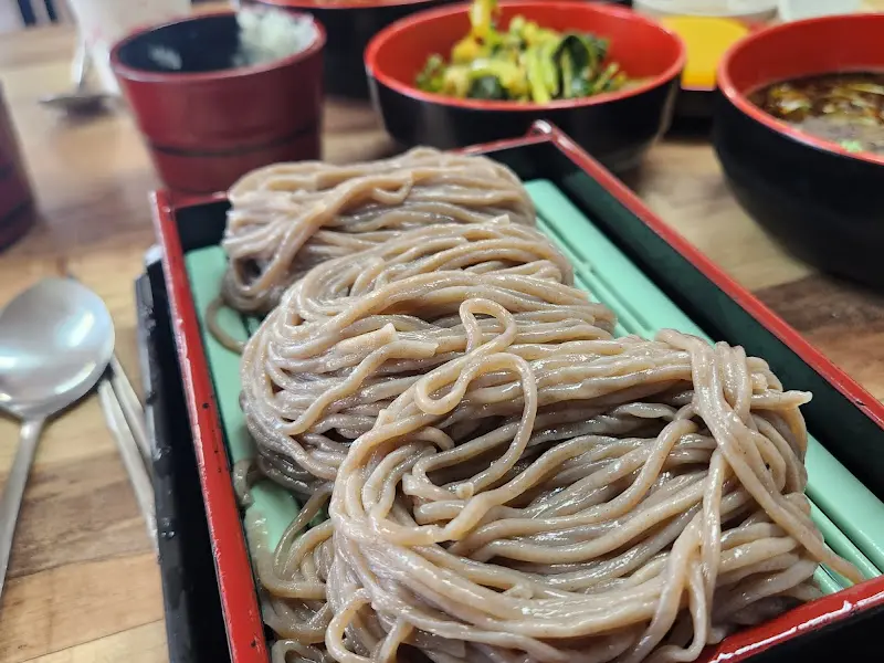 메밀소바 근접샷