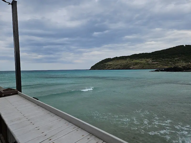 델문도 테라스에서 바라본 바다