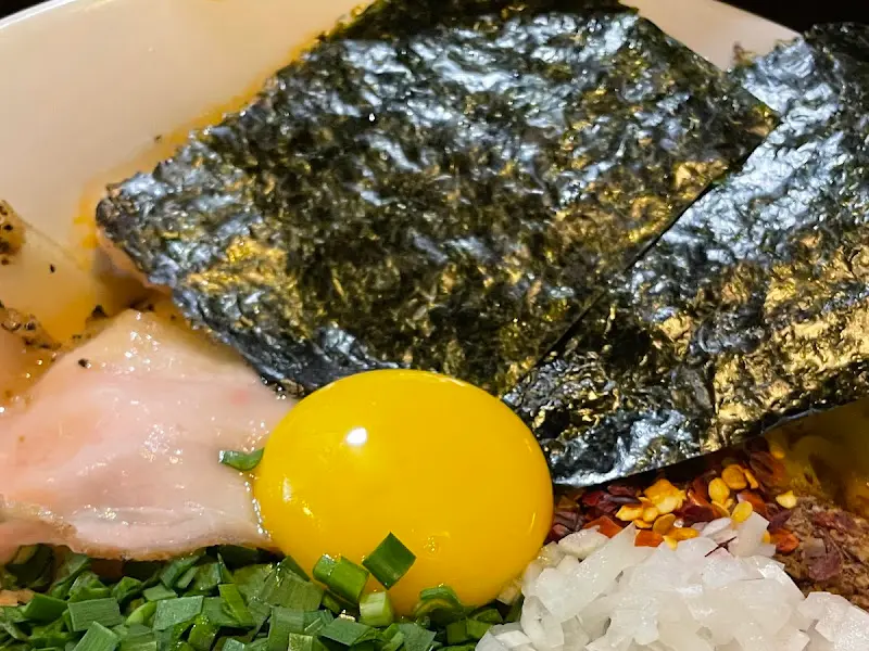 아부라 소바 근접샷