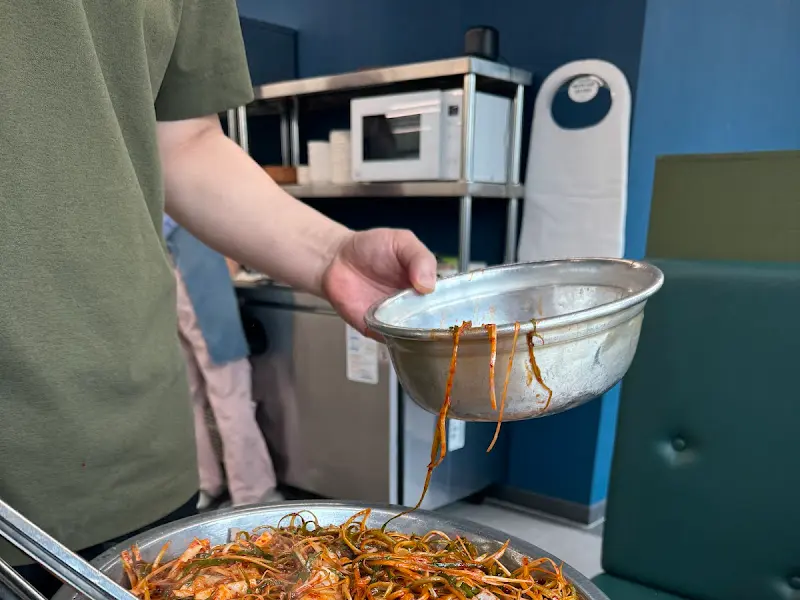 시오야끼 조리 장면