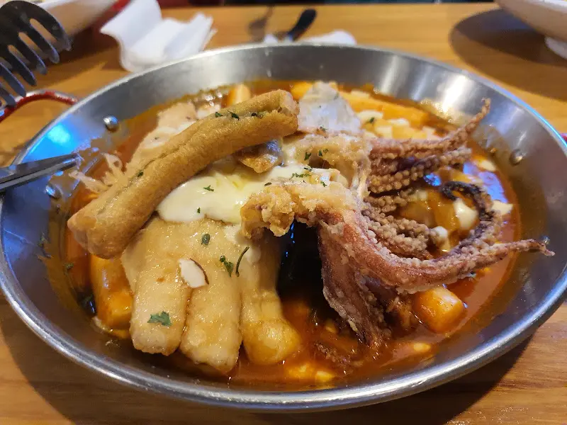 오징어 떡볶이 근접샷